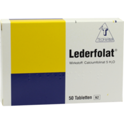 Verpackungsbild (Packshot) von LEDERFOLAT Tabletten