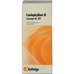 Verpackungsbild(Packshot) von SYNERGON KOMPLEX 81 Caulophyllum N Tropfen