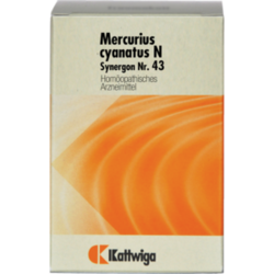 Verpackungsbild (Packshot) von SYNERGON KOMPLEX 43 Mercurius cyanatus N Tabletten