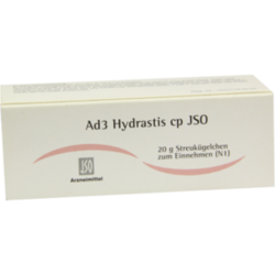 Verpackungsbild (Packshot) von JSO Ad 3 Hydrastis cp Globuli