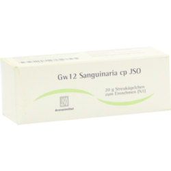 Verpackungsbild (Packshot) von JSO Gw 12 Sanguinaria cp Globuli