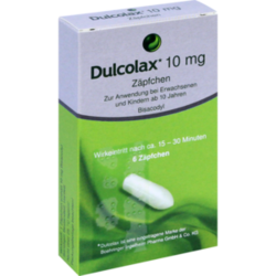 Verpackungsbild (Packshot) von DULCOLAX Suppositorien