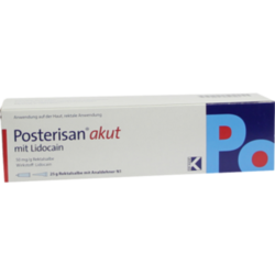 Verpackungsbild (Packshot) von POSTERISAN akut 50 mg/g Rektalsalbe mit Analdehner