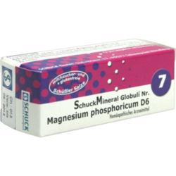 Verpackungsbild (Packshot) von SCHUCKMINERAL Globuli 7 Magnesium phosphoricum D6
