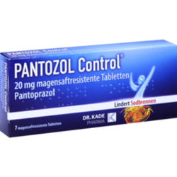Verpackungsbild (Packshot) von PANTOZOL Control 20 mg magensaftres.Tabletten