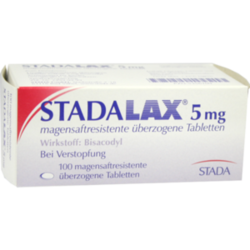 Verpackungsbild (Packshot) von STADALAX 5 mg magensaftresist.überz.Tabletten