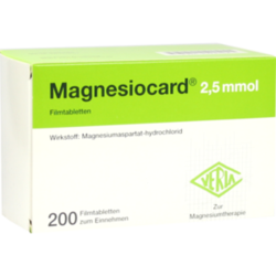 Verpackungsbild (Packshot) von MAGNESIOCARD 2,5 mmol Filmtabletten