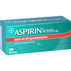 Verpackungsbild (Packshot) von ASPIRIN N 100 mg Tabletten