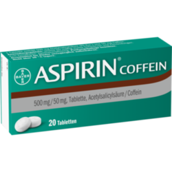 Verpackungsbild (Packshot) von ASPIRIN Coffein Tabletten