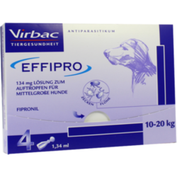 Verpackungsbild (Packshot) von EFFIPRO 134 mg Pip.Lsg.z.Auftropf.f.mittelgr.Hund