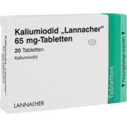 Verpackungsbild (Packshot) von KALIUMIODID Lannacher 65 mg Tabletten