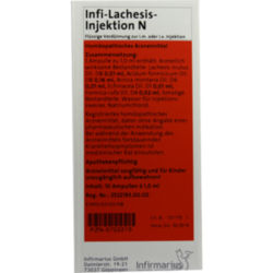 Verpackungsbild (Packshot) von INFI LACHESIS Injektion N