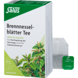 Verpackungsbild (Packshot) von BRENNNESSELBLÄTTER Tee Bio Urticae folium Salus