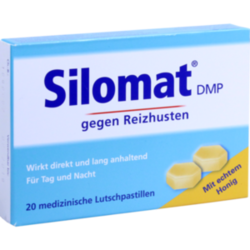 Verpackungsbild (Packshot) von SILOMAT DMP gegen Reizhusten Lutschpast.m.Honig