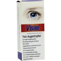 Verpackungsbild (Packshot) von VISINE Yxin Augentropfen