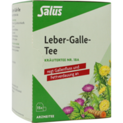 Verpackungsbild (Packshot) von LEBER GALLE-Tee Kräutertee Nr.18a Salus Filterbtl.