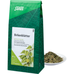 Verpackungsbild (Packshot) von BIRKENBLÄTTER Tee Bio Betulae folium Salus