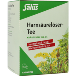Verpackungsbild (Packshot) von HARNSÄURELÖSER-Tee Kräutertee Nr.25 Salus Fbtl.