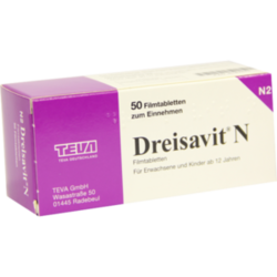 Verpackungsbild(Packshot) von DREISAVIT N Filmtabletten