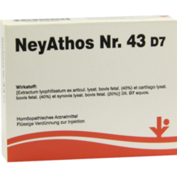 Verpackungsbild (Packshot) von NEYATHOS Nr.43 D 7 Ampullen