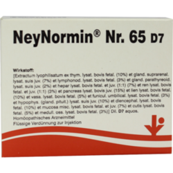 Verpackungsbild (Packshot) von NEYNORMIN Nr.65 D 7 Ampullen