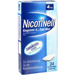 Verpackungsbild (Packshot) von NICOTINELL Kaugummi Cool Mint 4 mg