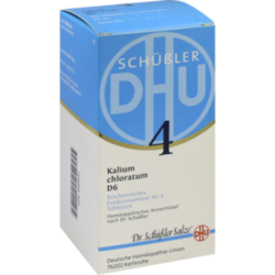 Verpackungsbild (Packshot) von BIOCHEMIE DHU 4 Kalium chloratum D 6 Tabletten