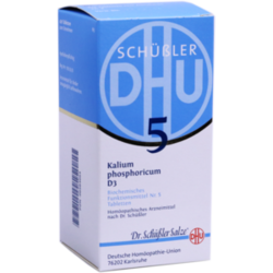 Verpackungsbild (Packshot) von BIOCHEMIE DHU 5 Kalium phosphoricum D 3 Tabletten