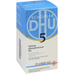 Verpackungsbild (Packshot) von BIOCHEMIE DHU 5 Kalium phosphoricum D 6 Tabletten