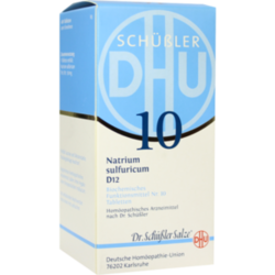 Verpackungsbild (Packshot) von BIOCHEMIE DHU 10 Natrium sulfuricum D 12 Tabletten