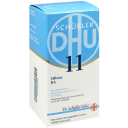 Verpackungsbild (Packshot) von BIOCHEMIE DHU 11 Silicea D 6 Tabletten