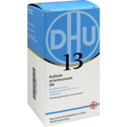 Verpackungsbild (Packshot) von BIOCHEMIE DHU 13 Kalium arsenicosum D 6 Tabletten
