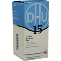 Verpackungsbild (Packshot) von BIOCHEMIE DHU 15 Kalium jodatum D 6 Tabletten
