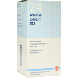 Verpackungsbild (Packshot) von BIOCHEMIE DHU 24 Arsenum jodatum D 12 Tabletten