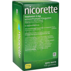 Verpackungsbild (Packshot) von NICORETTE 4 mg freshmint Kaugummi