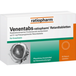 Verpackungsbild (Packshot) von VENENTABS-ratiopharm Retardtabletten