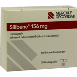 Verpackungsbild(Packshot) von SILIBENE 156 mg Hartkapseln