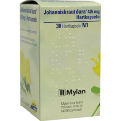 Verpackungsbild (Packshot) von JOHANNISKRAUT DURA 425 mg Hartkapseln