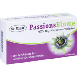 Verpackungsbild (Packshot) von DR.BÖHM Passionsblume 425 mg Dragees