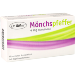 Verpackungsbild (Packshot) von DR.BÖHM Mönchspfeffer 4 mg Filmtabletten