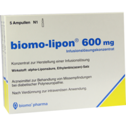 Verpackungsbild (Packshot) von BIOMO-lipon 600 mg Ampullen