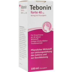 Verpackungsbild (Packshot) von TEBONIN forte 40 mg Lösung