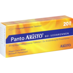 Verpackungsbild (Packshot) von PANTO Aristo bei Sodbrennen 20 mg magensaftr.Tabl.