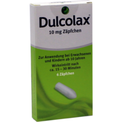 Verpackungsbild (Packshot) von DULCOLAX Suppositorien