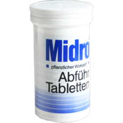 Verpackungsbild (Packshot) von MIDRO Abführ Tabletten