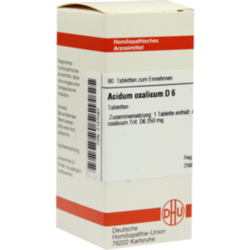 Verpackungsbild (Packshot) von ACIDUM OXALICUM D 6 Tabletten