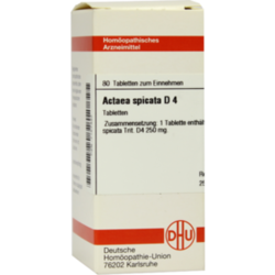 Verpackungsbild (Packshot) von ACTAEA SPICATA D 4 Tabletten