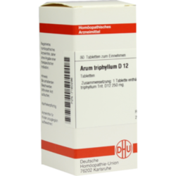 Verpackungsbild (Packshot) von ARUM TRIPHYLLUM D 12 Tabletten