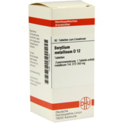 Verpackungsbild (Packshot) von BERYLLIUM METALLICUM D 12 Tabletten