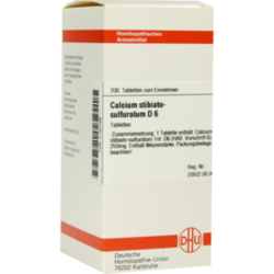 Verpackungsbild (Packshot) von CALCIUM STIBIATO sulfuratum D 6 Tabletten
